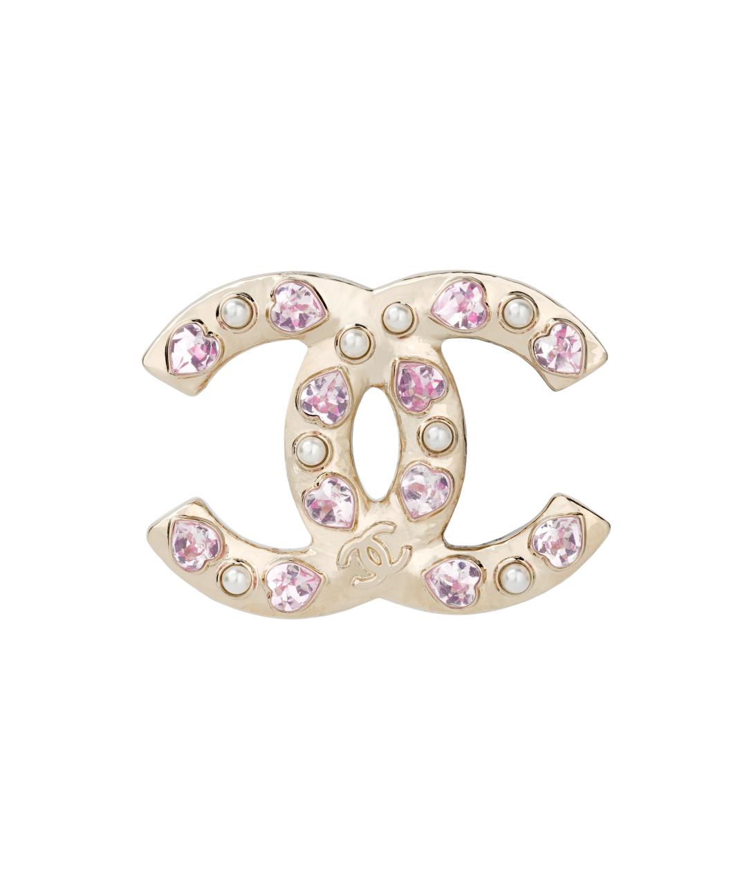 CHANEL Золотая металлическая булавка / брошь, фото 1
