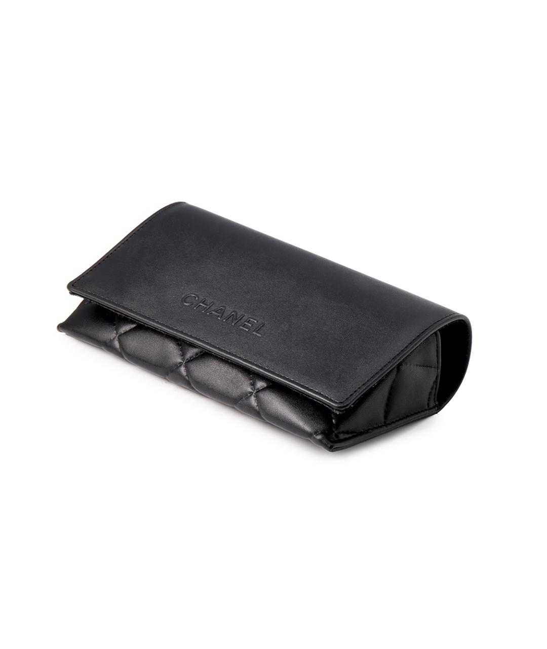 CHANEL Черные пластиковые солнцезащитные очки, фото 4