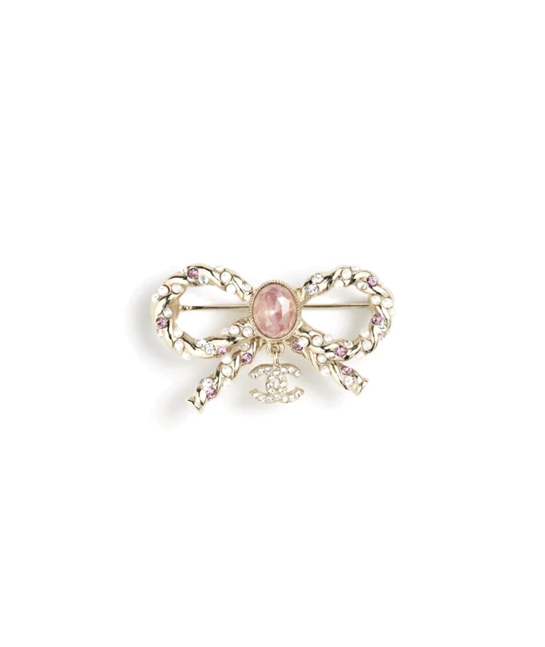 CHANEL Розовая булавка / брошь, фото 1