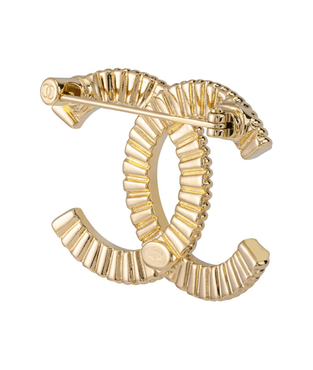 CHANEL Золотая булавка / брошь из желтого золота, фото 3
