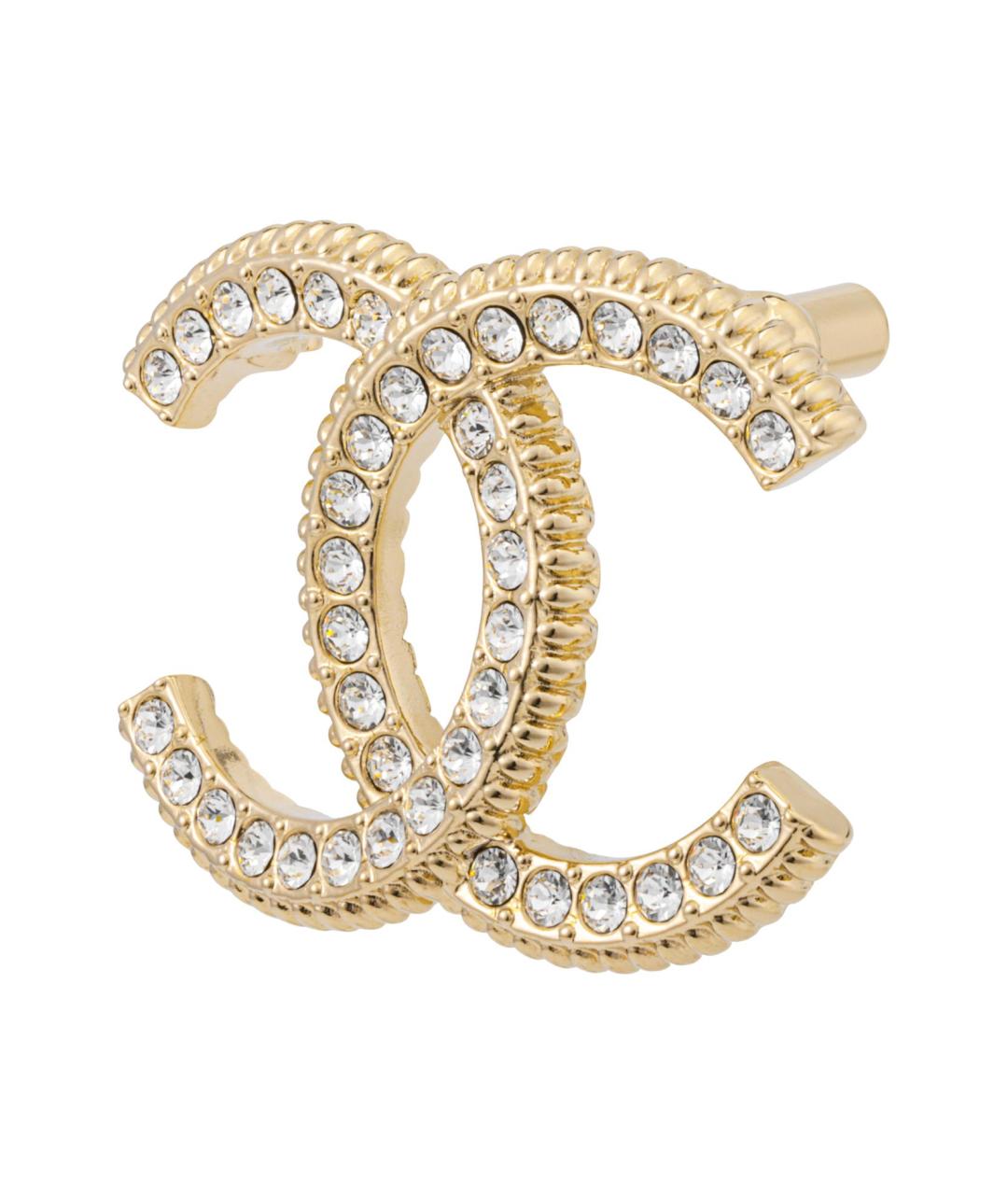 CHANEL Золотая булавка / брошь из желтого золота, фото 2