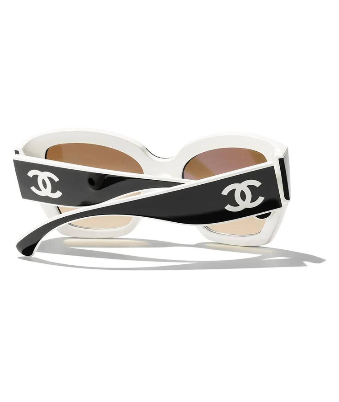 CHANEL Черные пластиковые солнцезащитные очки, фото 4