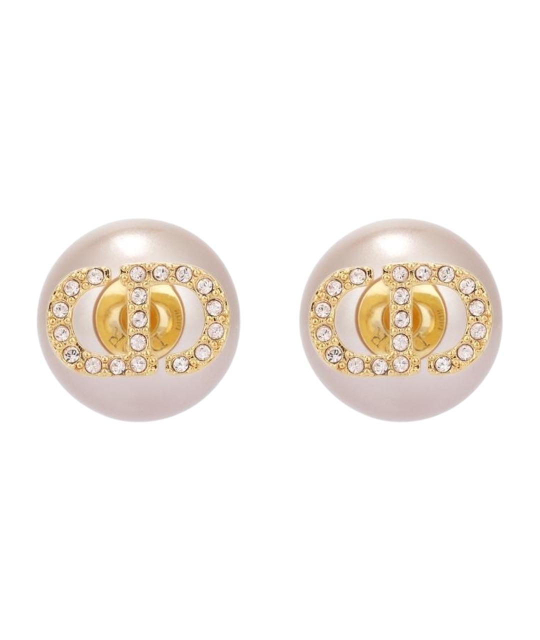 CHRISTIAN DIOR Золотые серьги, фото 1