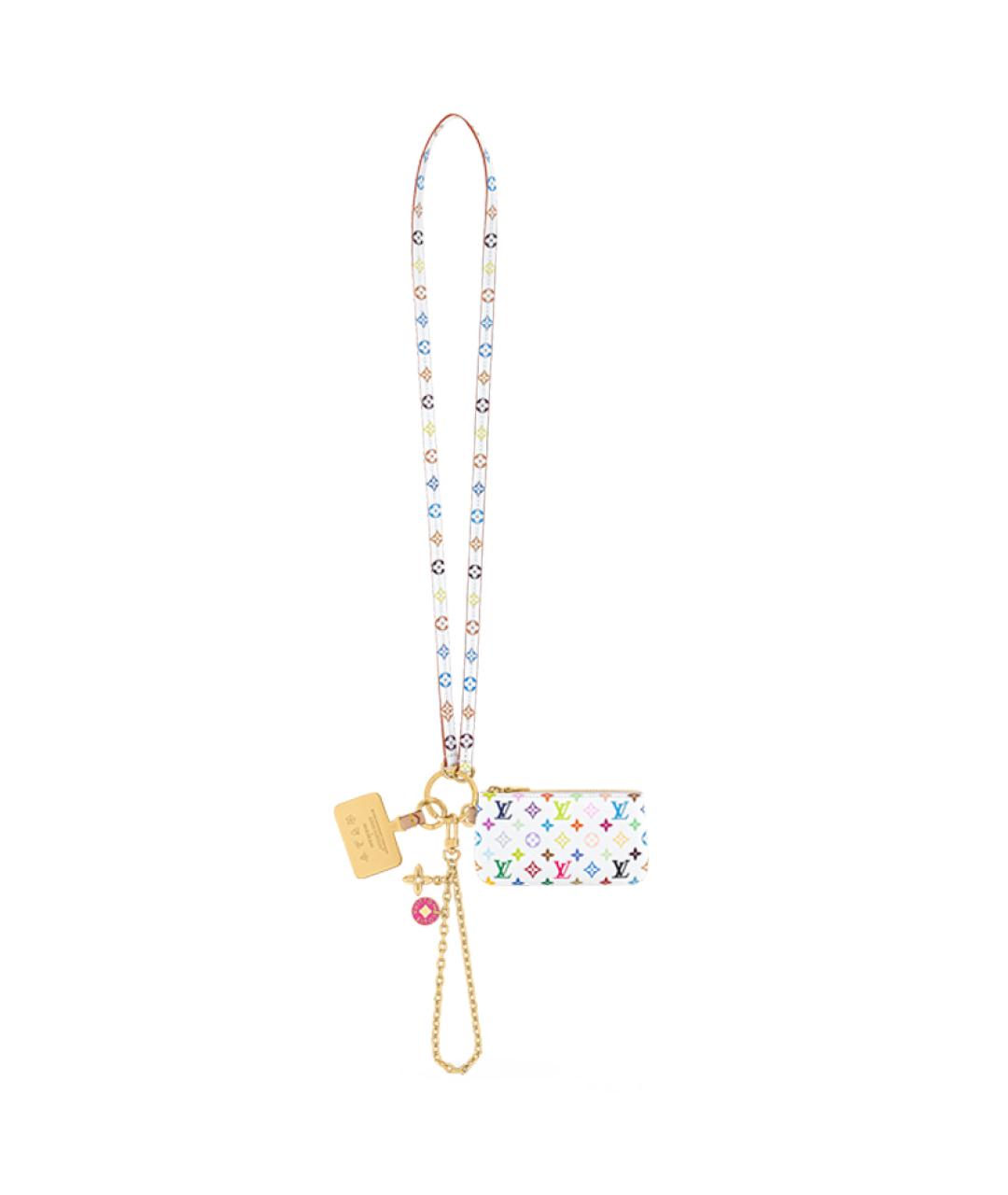 LOUIS VUITTON Белый кожаный кошелек, фото 2