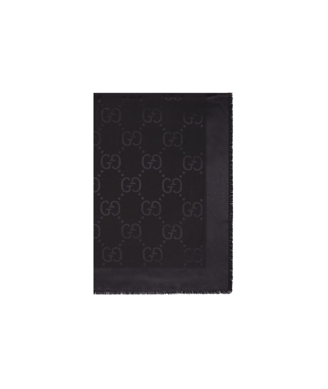 GUCCI Черный платок, фото 1