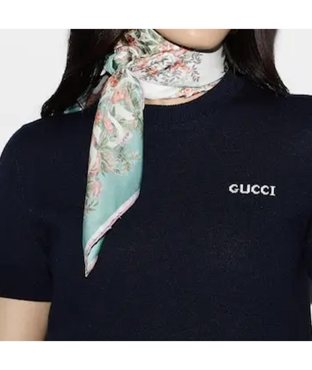 GUCCI Мульти шелковый шарф, фото 2