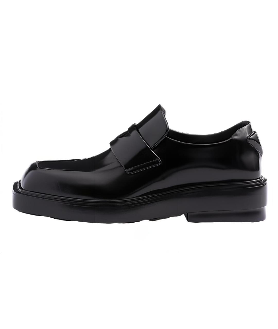 PRADA Черные лоферы из лакированной кожи, фото 5
