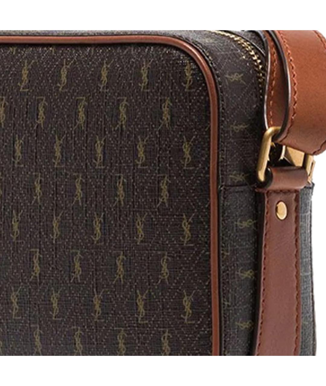 SAINT LAURENT Кожаная сумка через плечо, фото 4