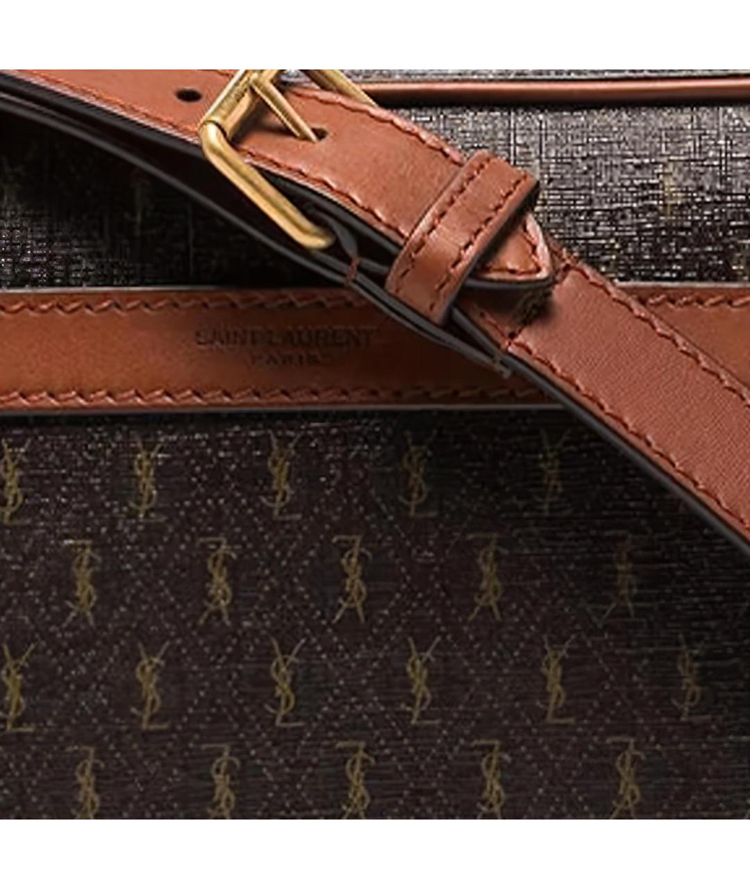 SAINT LAURENT Кожаная сумка через плечо, фото 3