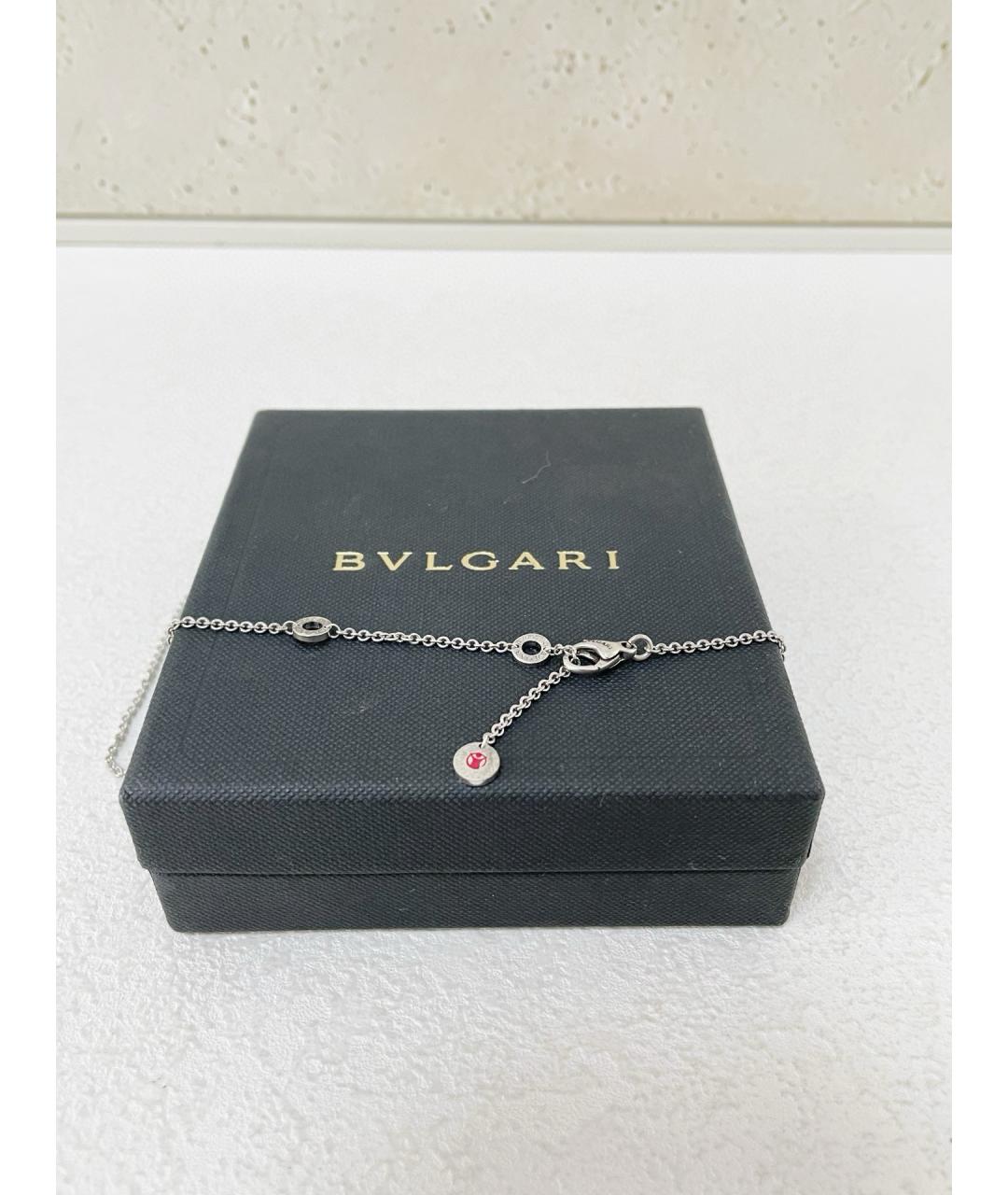 BVLGARI Черное серебряное колье, фото 3