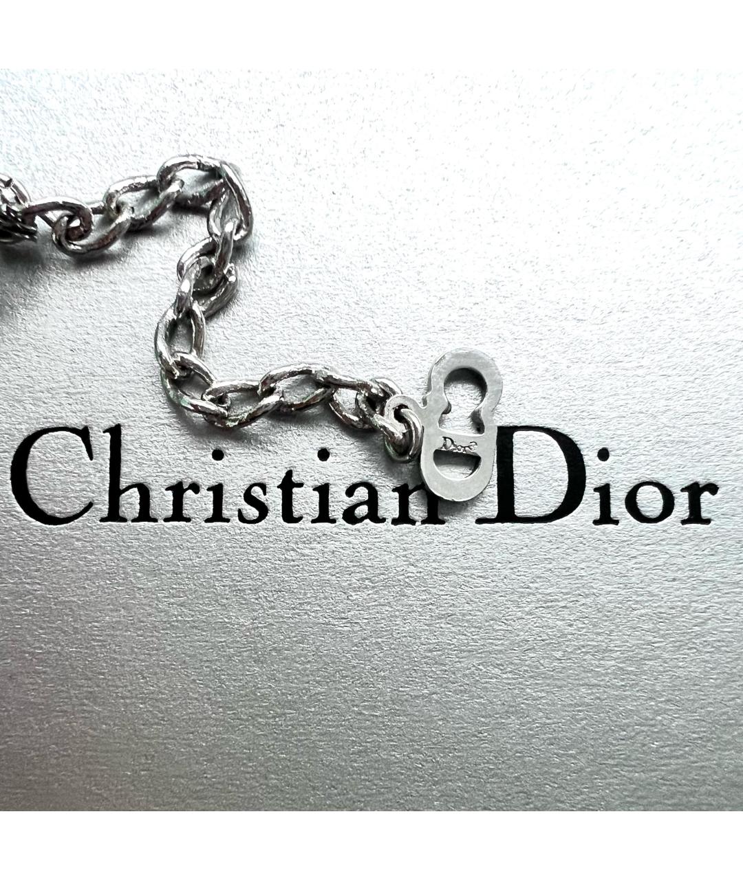 CHRISTIAN DIOR Серебряная с серебряным покрытием подвеска, фото 6