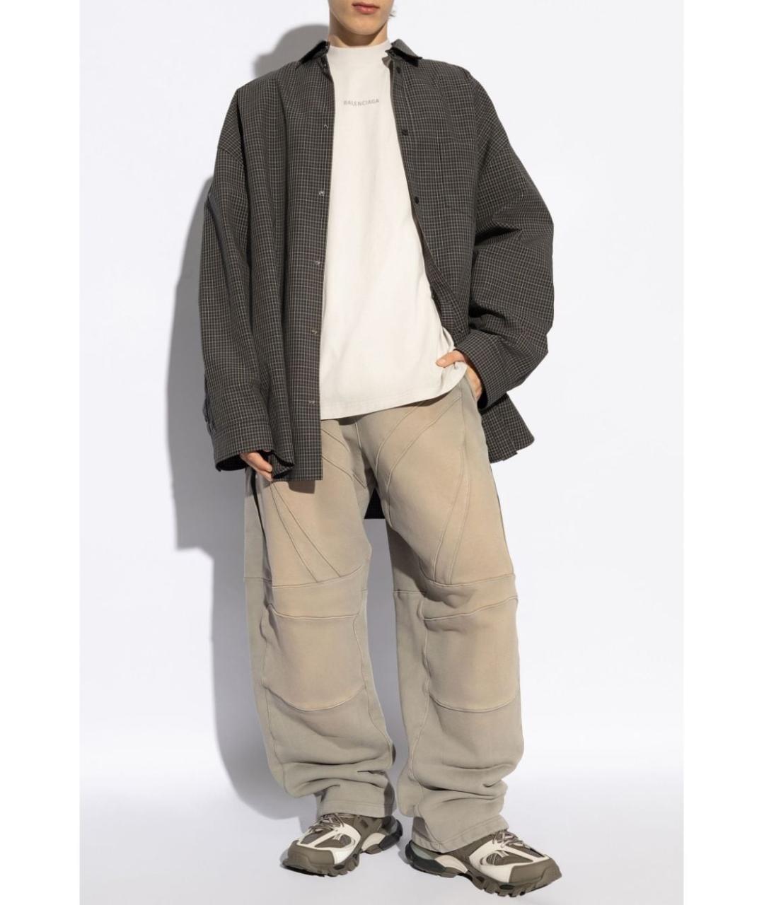BALENCIAGA Мульти хлопковая кэжуал рубашка, фото 4