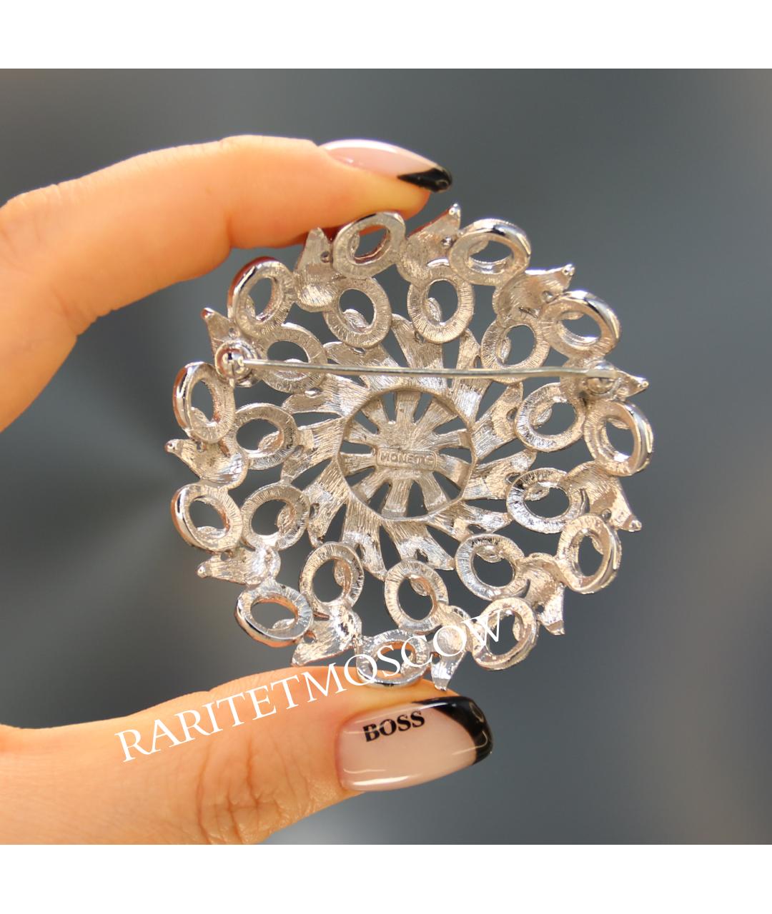 MONET Серебряная с серебряным покрытием булавка / брошь, фото 6