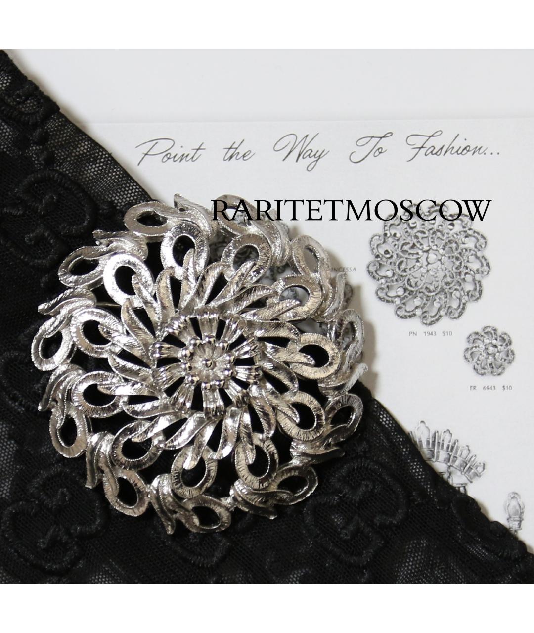 MONET Серебряная с серебряным покрытием булавка / брошь, фото 4