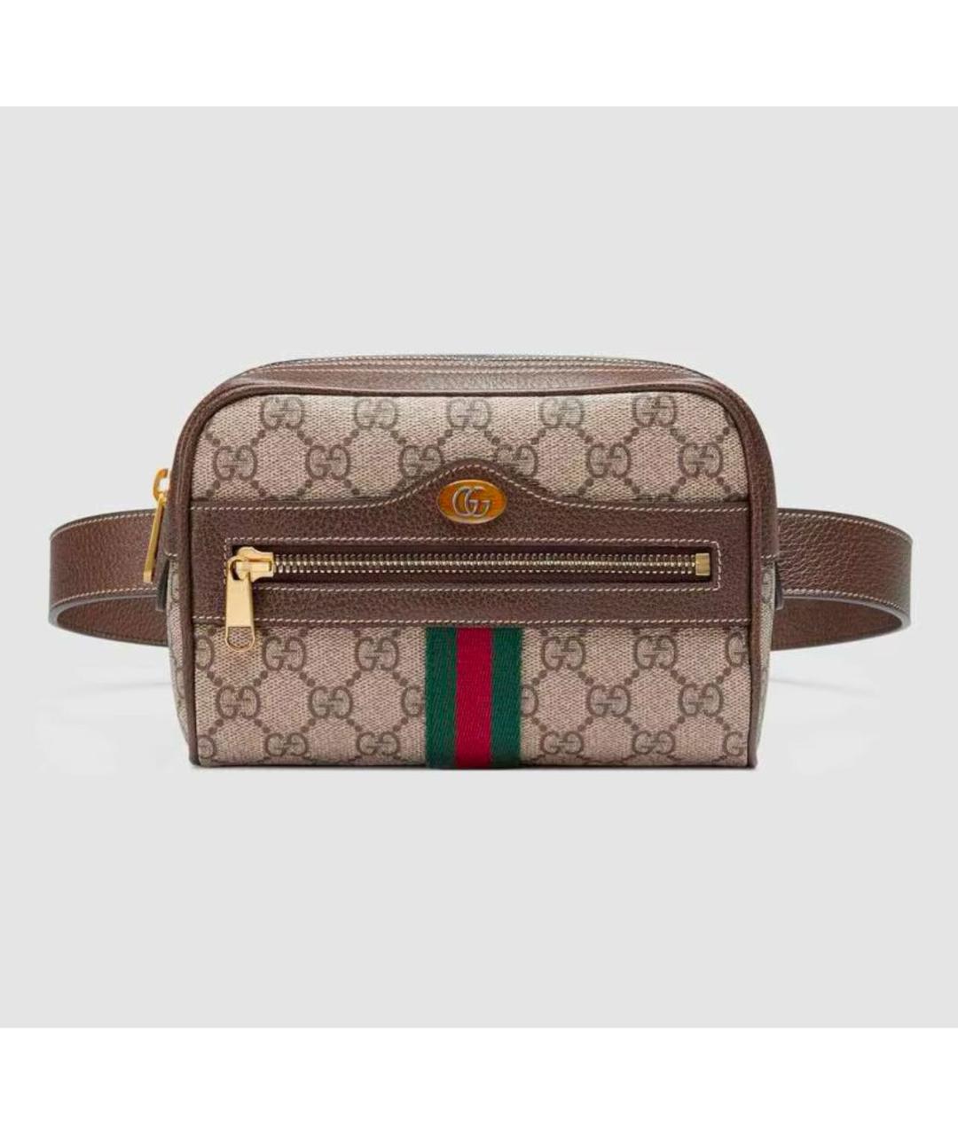 GUCCI Бежевая поясная сумка, фото 9