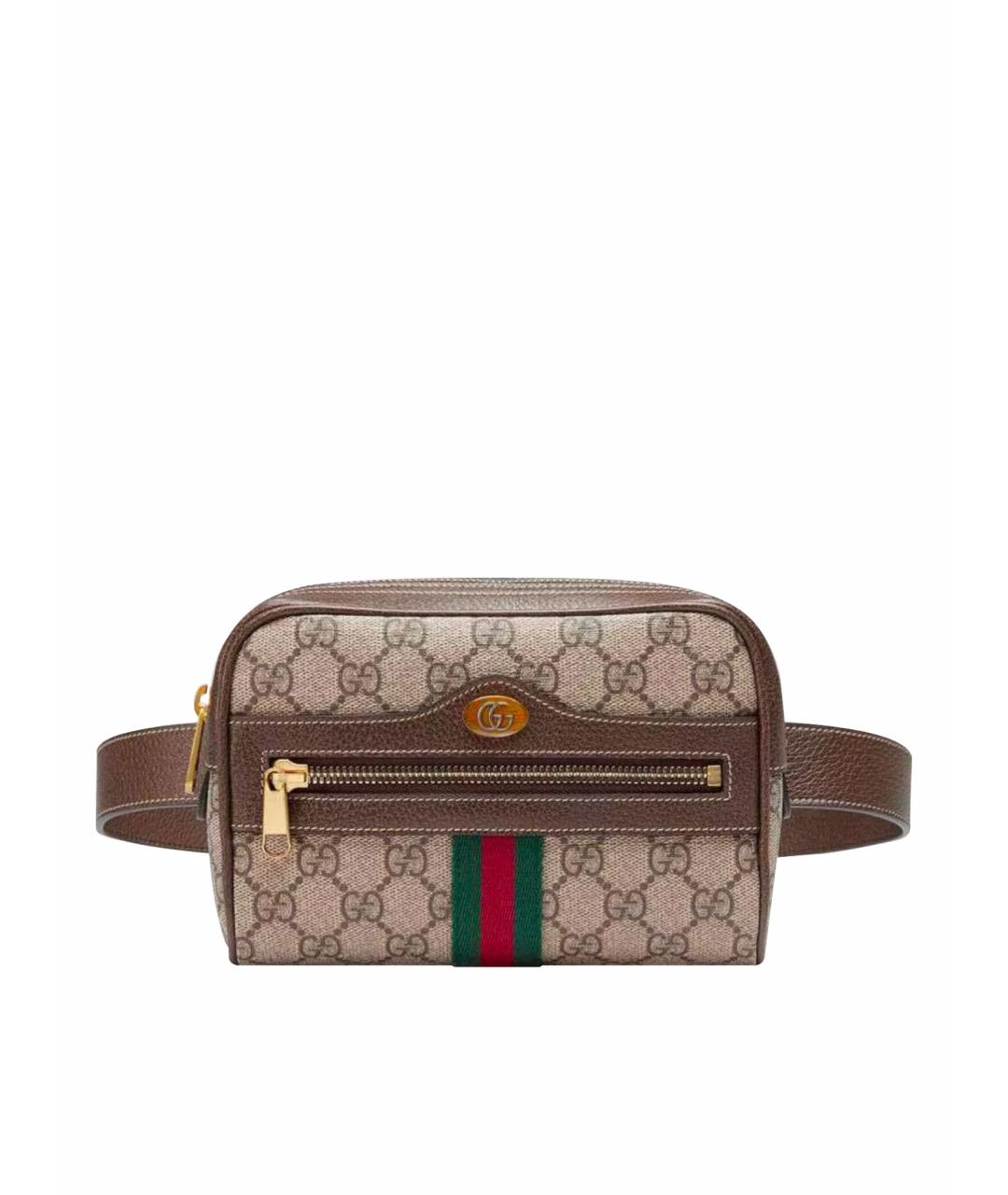 GUCCI Бежевая поясная сумка, фото 1