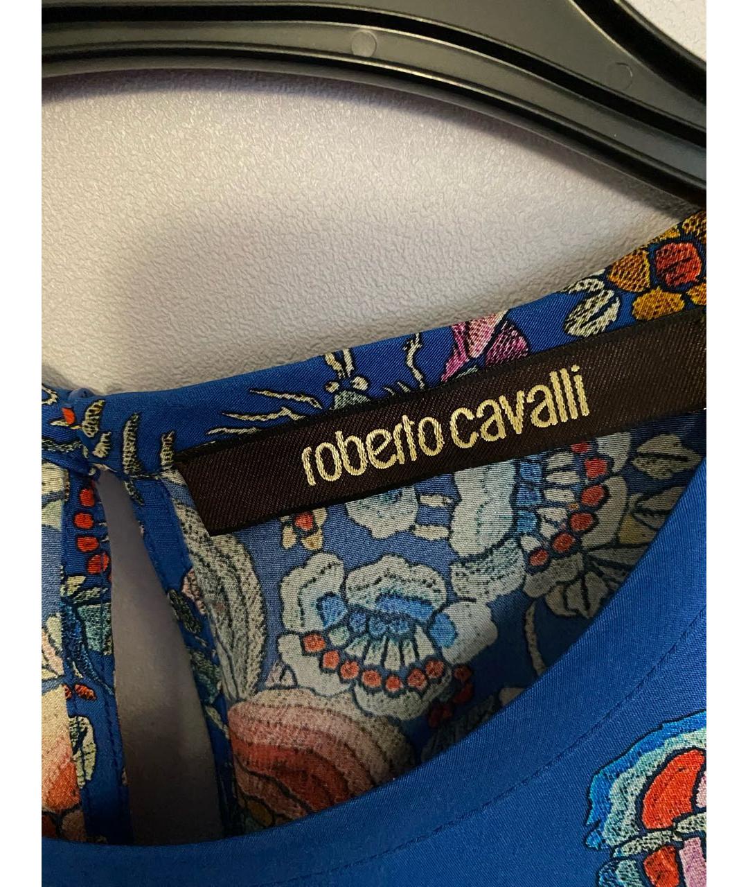 ROBERTO CAVALLI Мульти шелковая блузы, фото 3