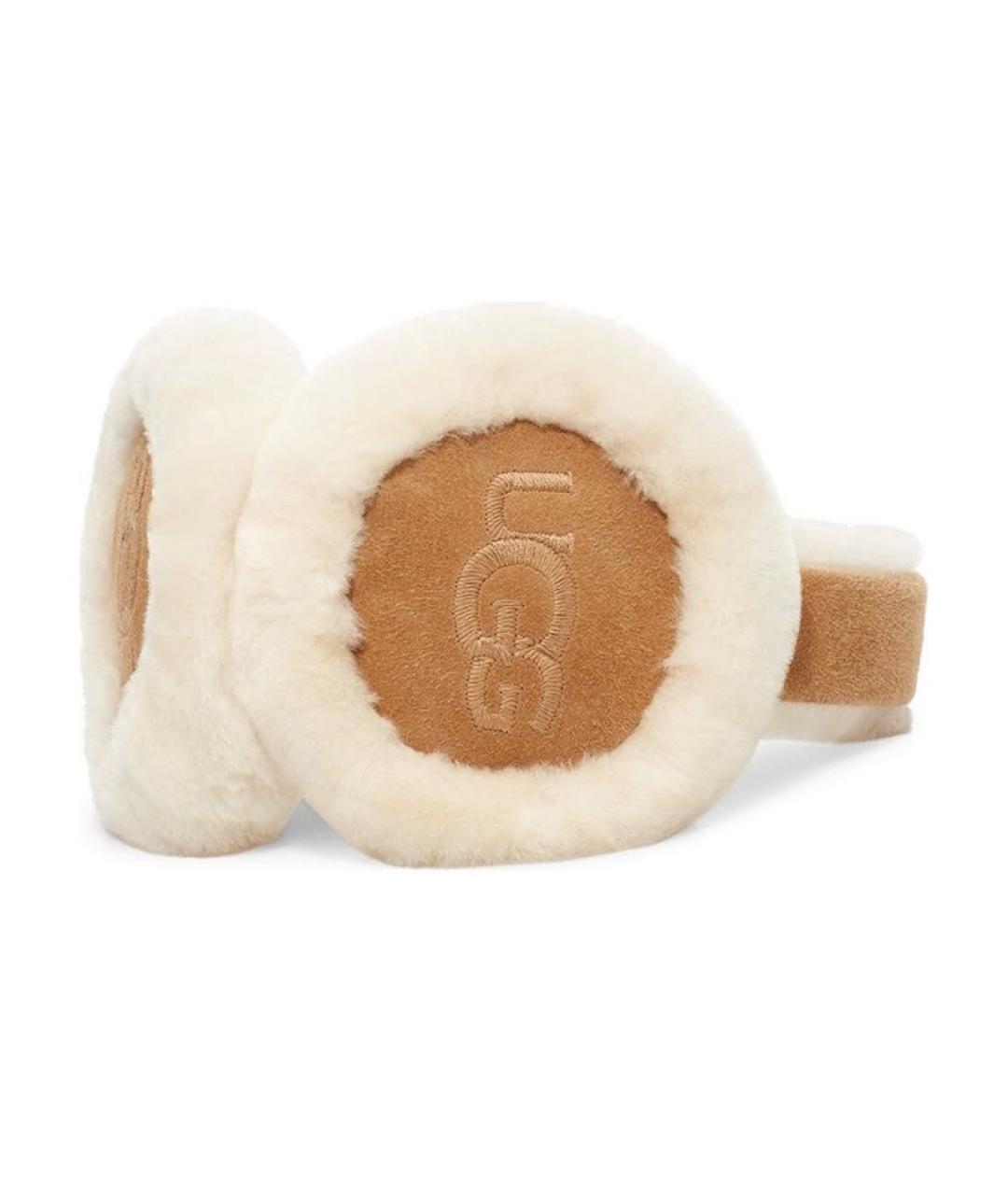 UGG AUSTRALIA Оранжевое шерстяные наушники, фото 4