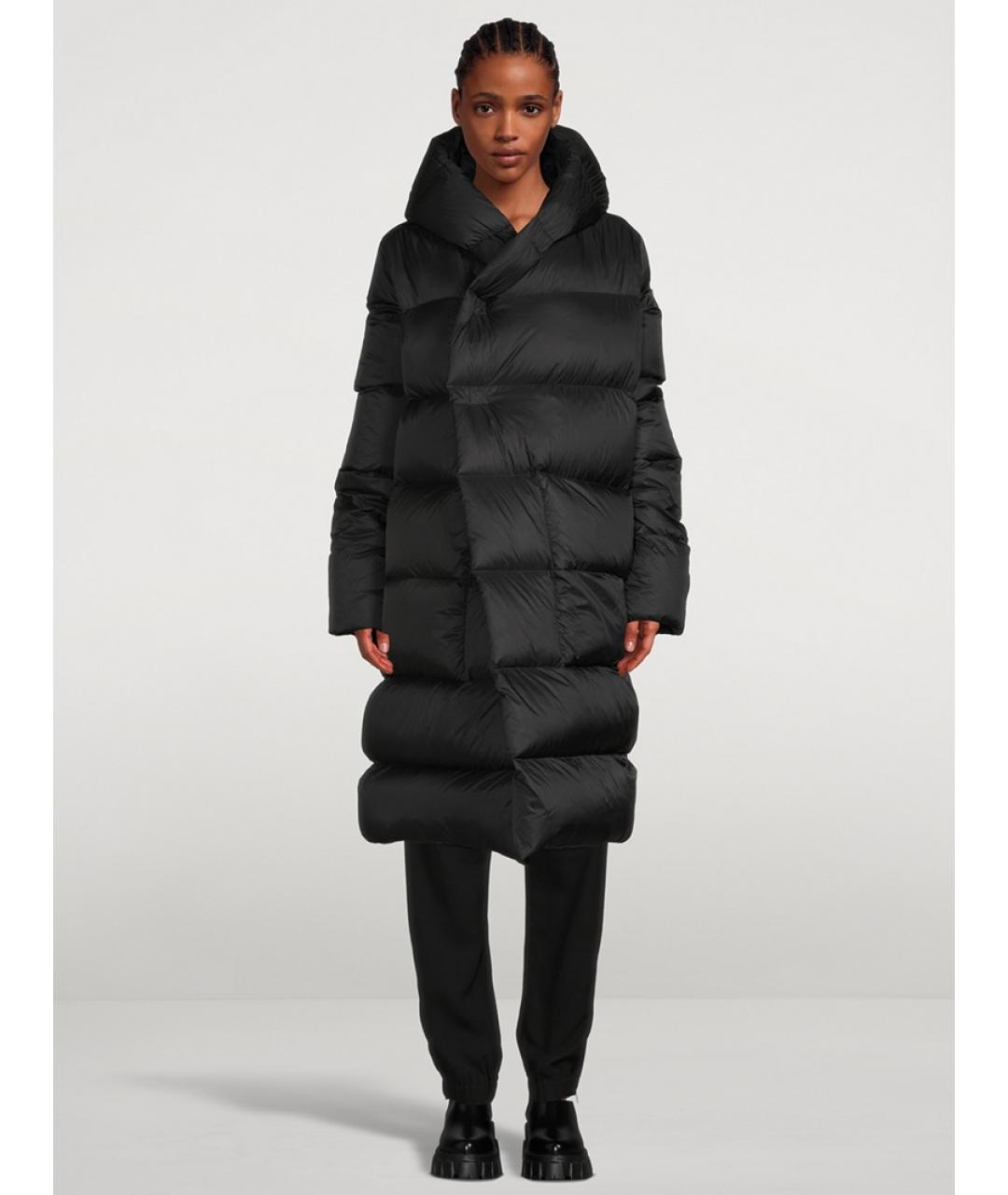 RICK OWENS Черный пуховик, фото 2