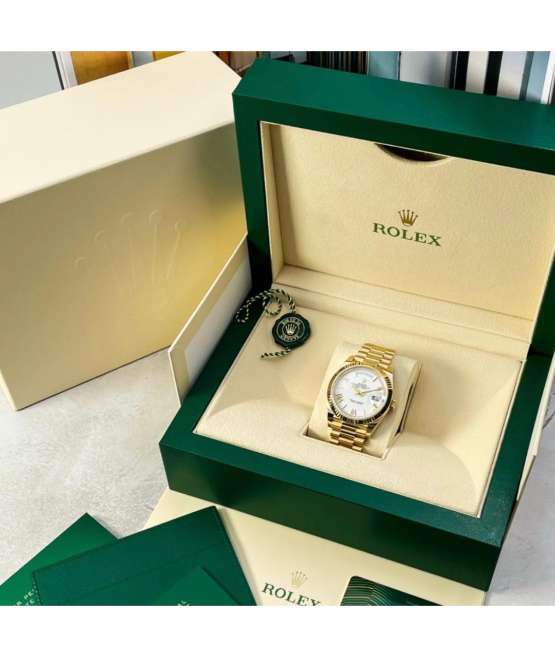 ROLEX Золотые часы из желтого золота, фото 5