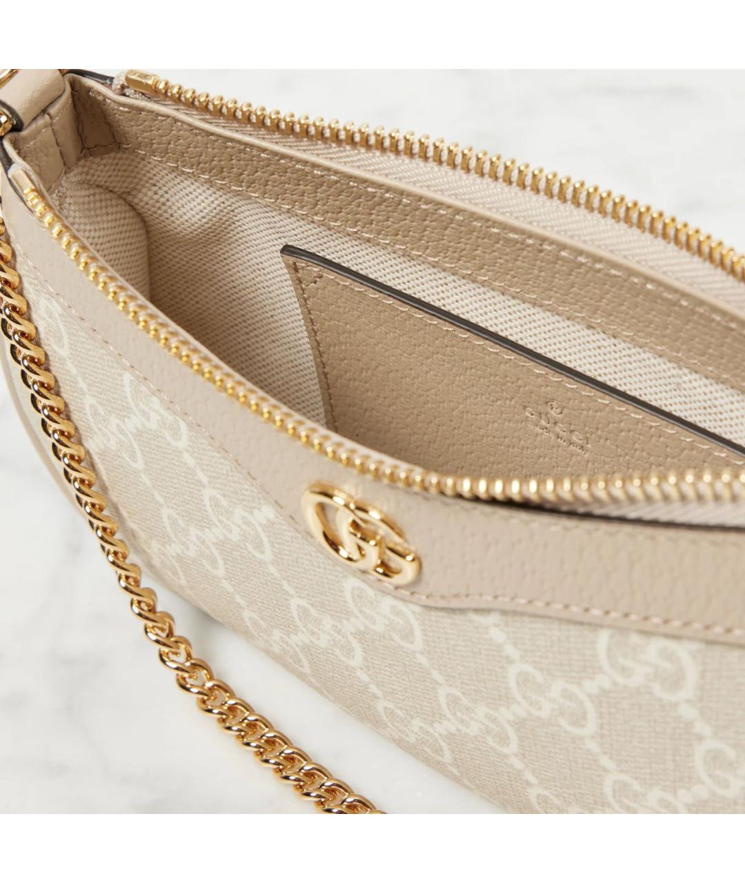GUCCI Бежевая сумка с короткими ручками, фото 4