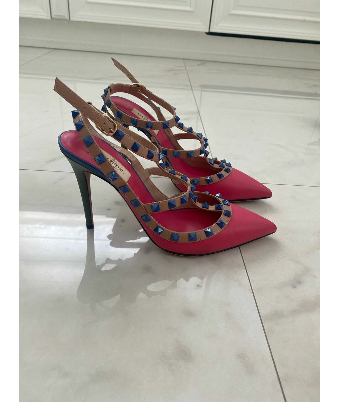 VALENTINO Мульти кожаные туфли, фото 8