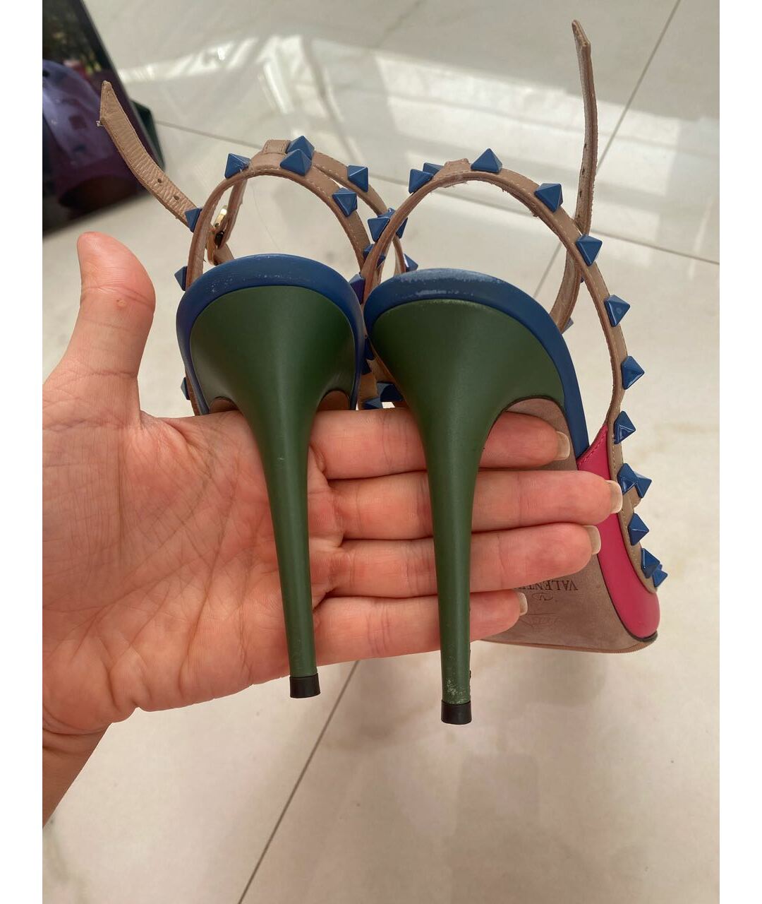 VALENTINO Мульти кожаные туфли, фото 7