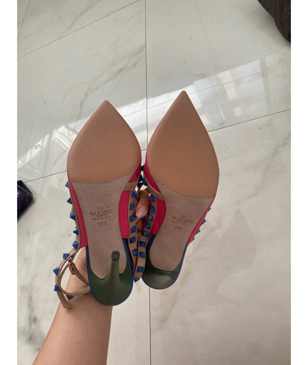 VALENTINO Мульти кожаные туфли, фото 5