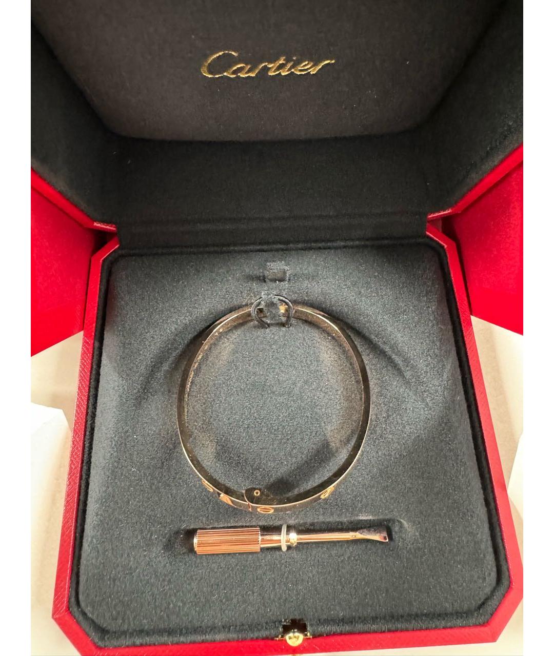 CARTIER Золотой браслет из розового золота, фото 3