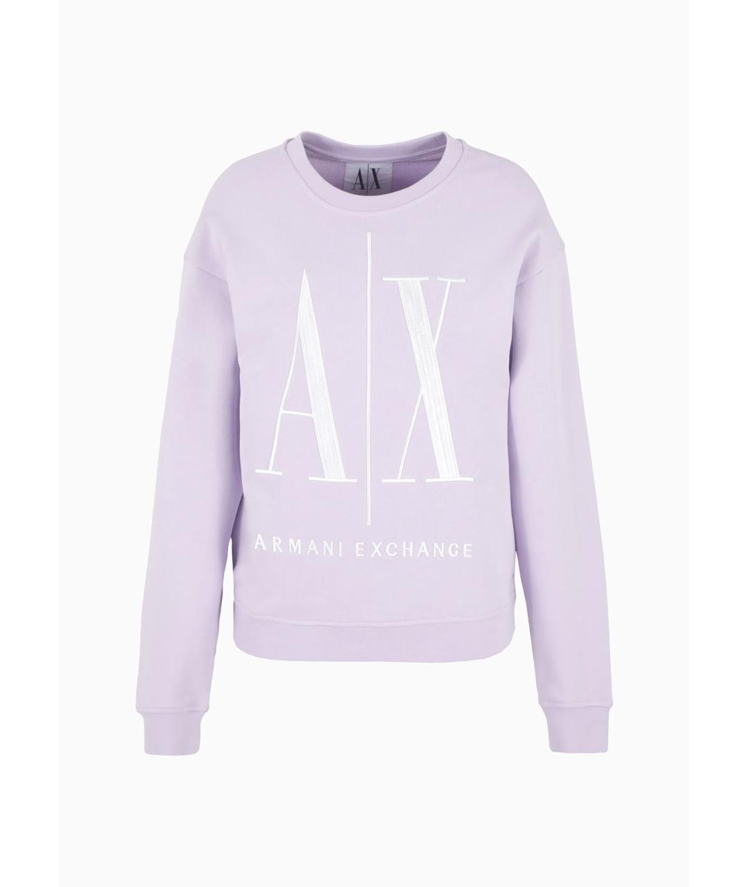 ARMANI EXCHANGE Фиолетовый хлопковый спортивные костюмы, фото 2