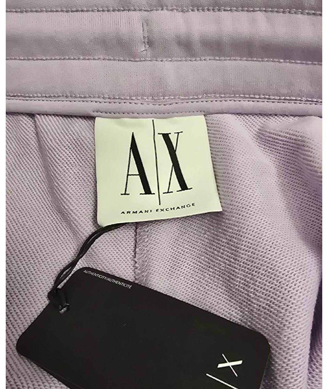 ARMANI EXCHANGE Фиолетовый хлопковый спортивные костюмы, фото 4