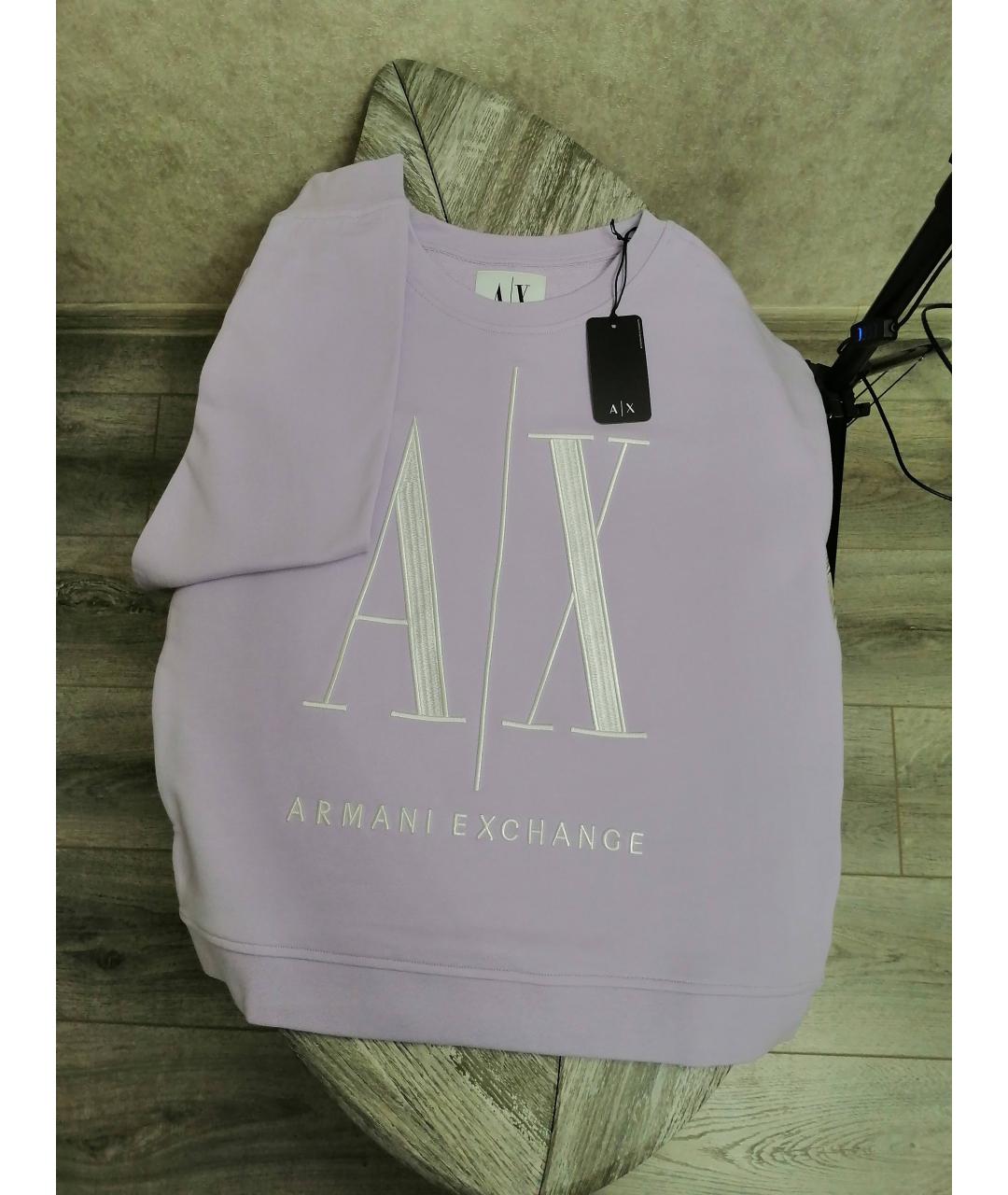 ARMANI EXCHANGE Фиолетовый хлопковый спортивные костюмы, фото 9