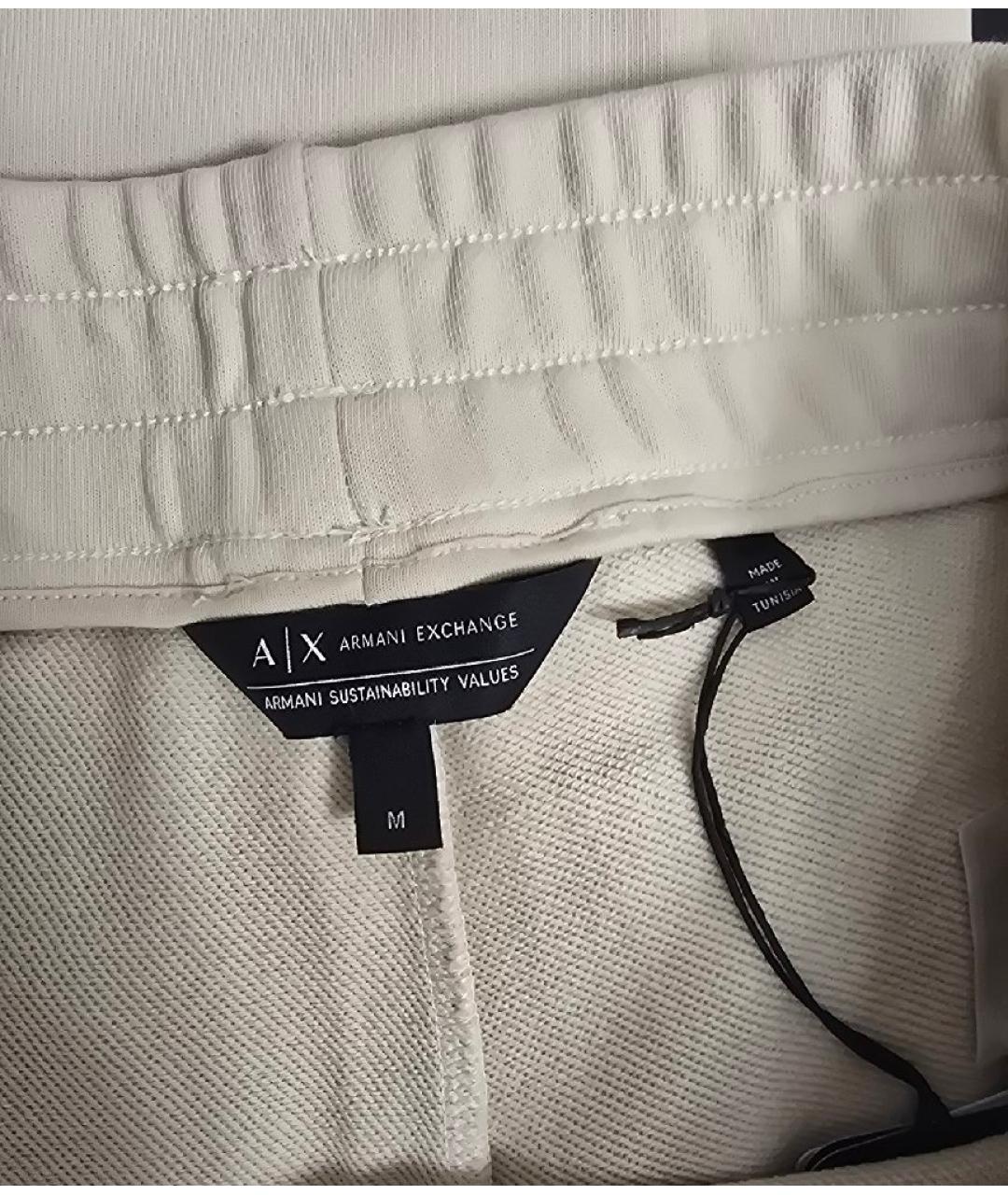 ARMANI EXCHANGE Бежевый хлопковый спортивные костюмы, фото 4