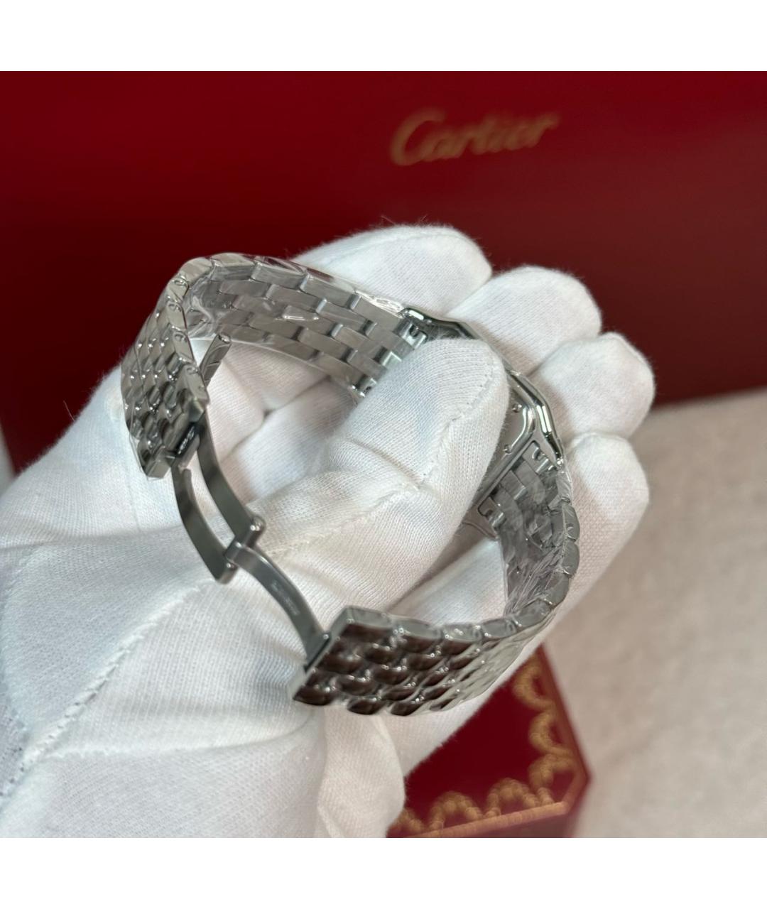 CARTIER Серебряные часы, фото 4