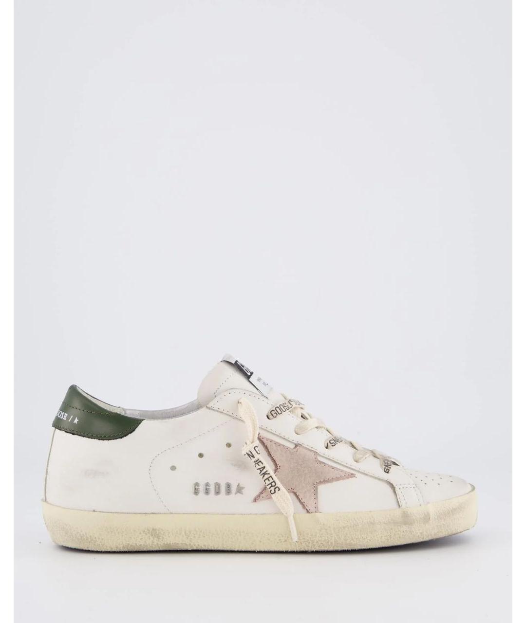 GOLDEN GOOSE DELUXE BRAND Белые кожаные кеды, фото 5