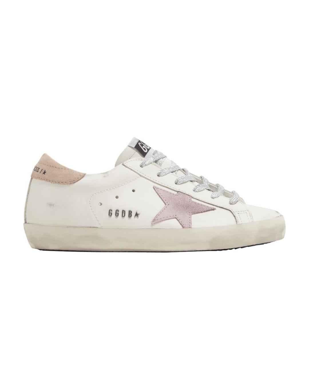 GOLDEN GOOSE DELUXE BRAND Белые кожаные кеды, фото 3