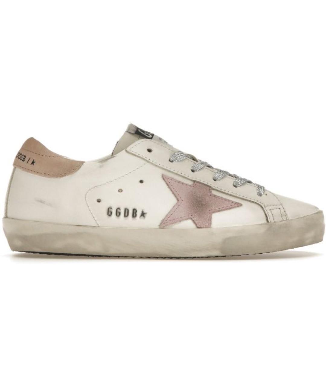 GOLDEN GOOSE DELUXE BRAND Белые кожаные кеды, фото 5