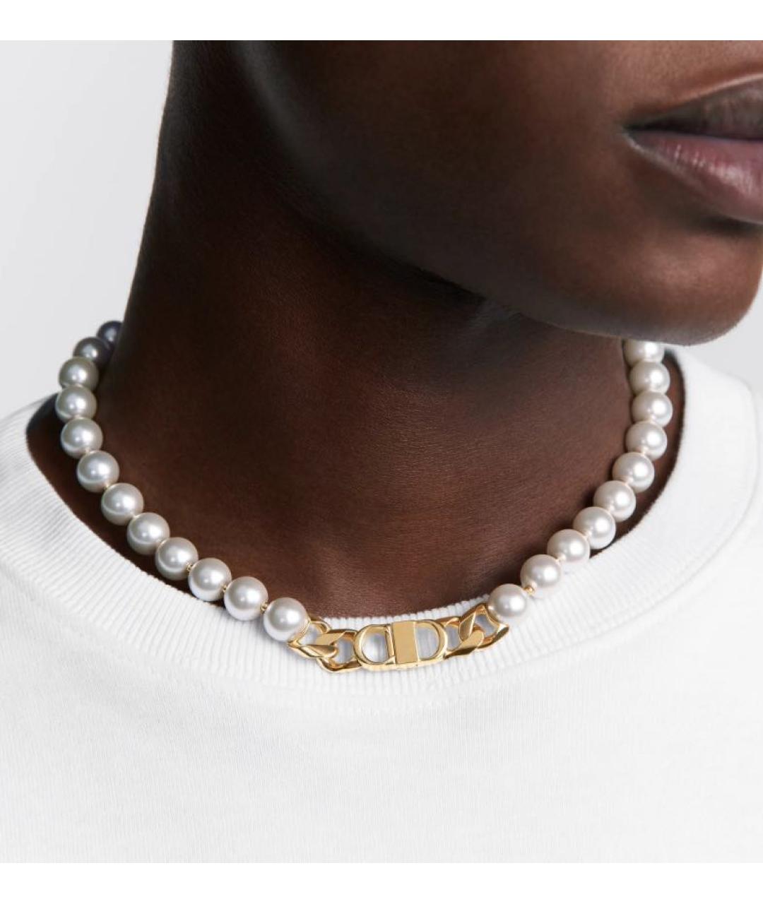 CHRISTIAN DIOR Золотое колье, фото 2
