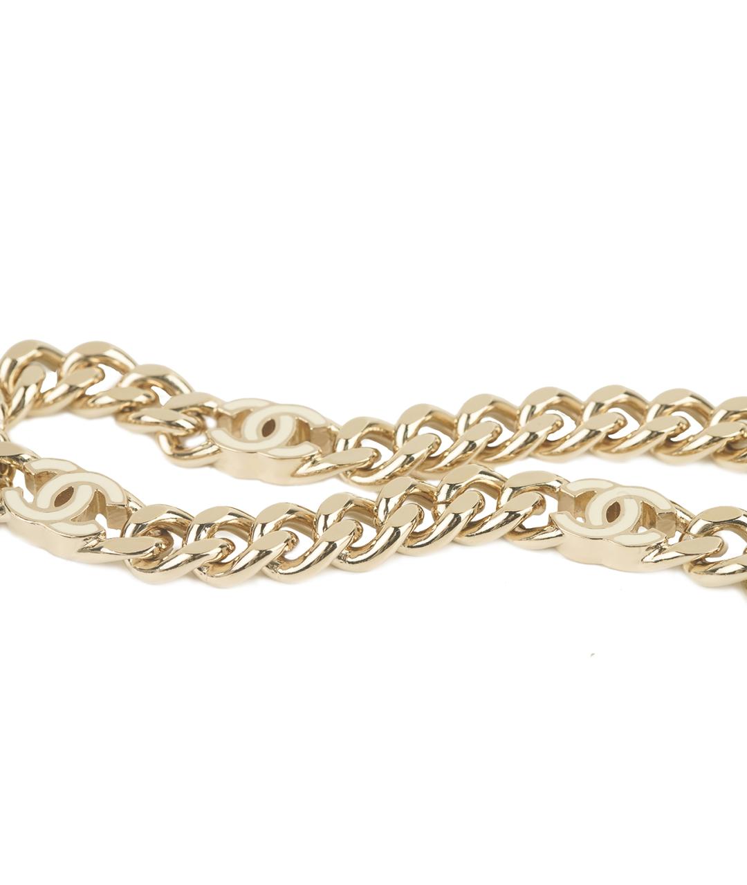 CHANEL Золотая металлическая цепочка, фото 3