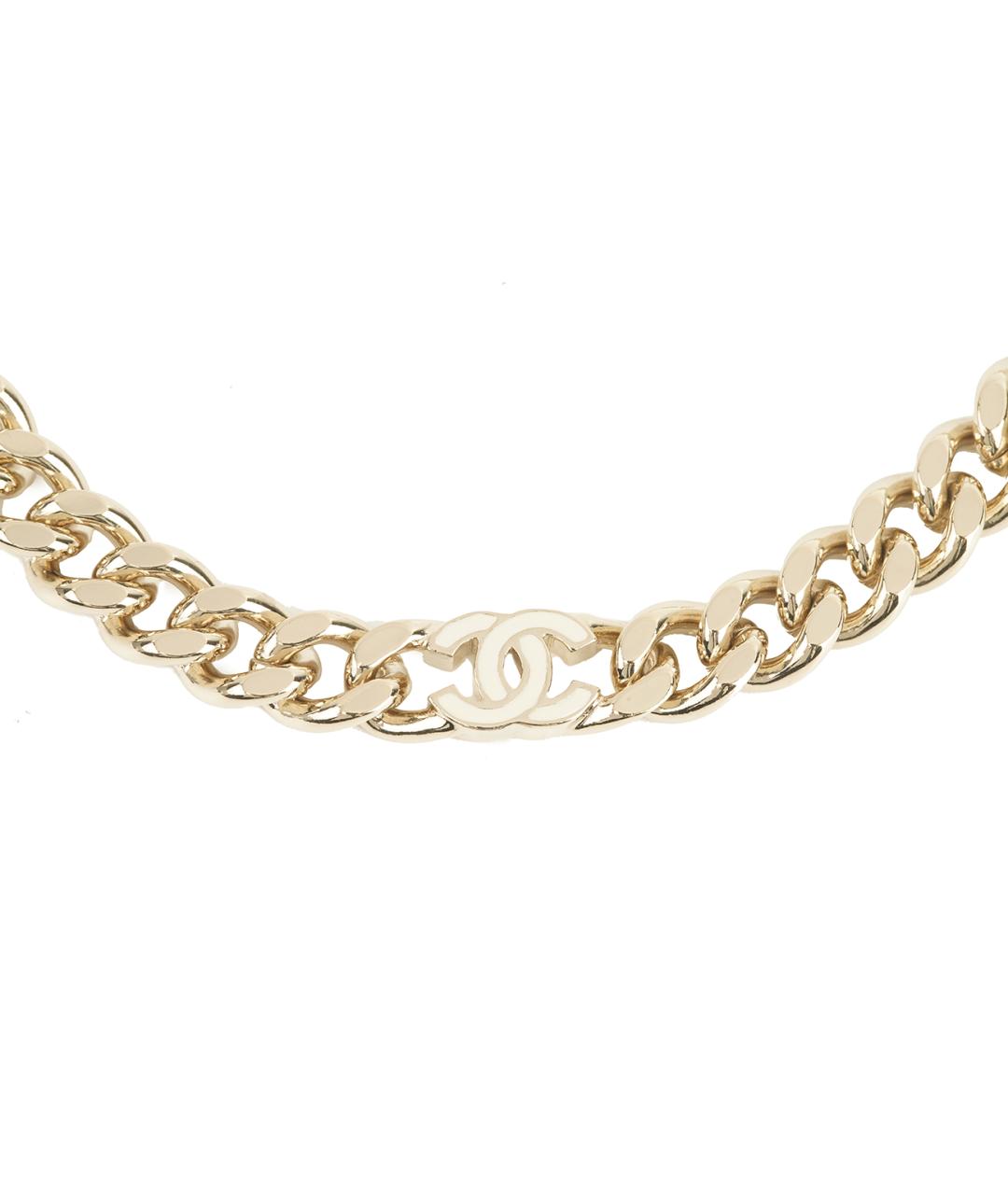 CHANEL Золотая металлическая цепочка, фото 4