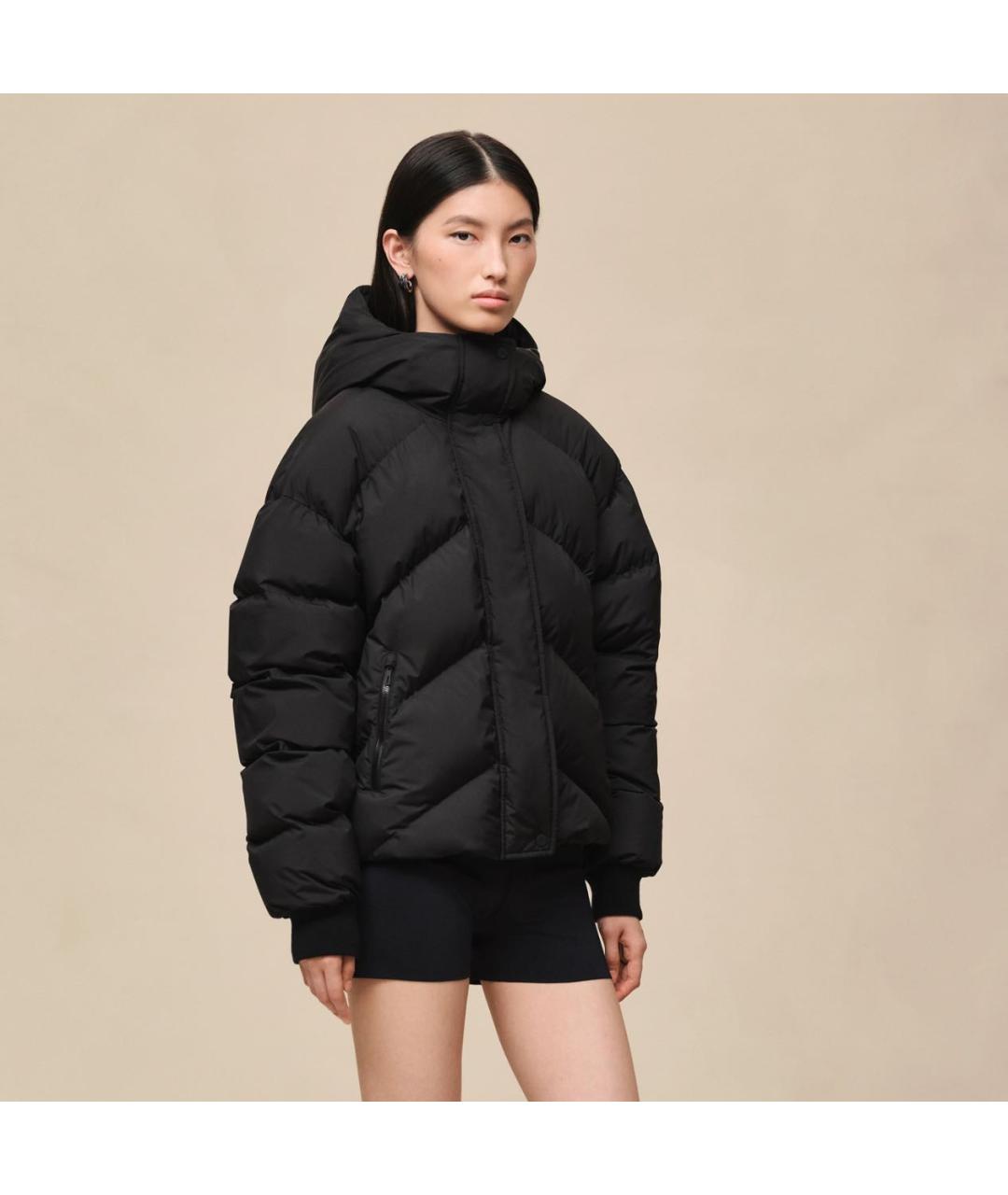 HERMES Черная полиэстеровая куртка, фото 6