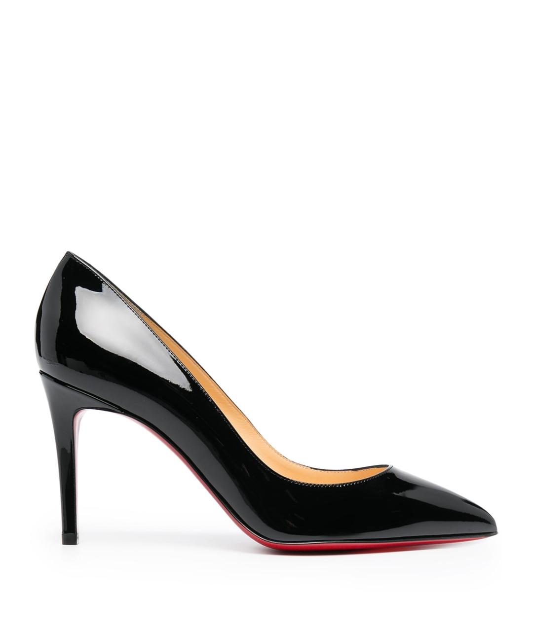 CHRISTIAN LOUBOUTIN Черные туфли из лакированной кожи, фото 1