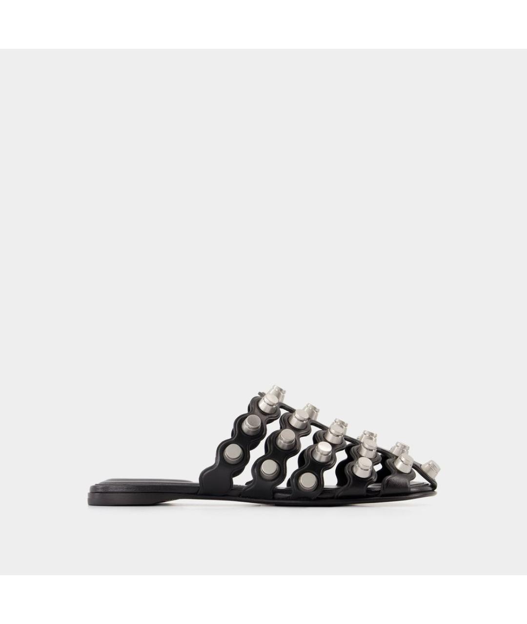 ALEXANDER WANG Черные кожаные сандалии, фото 5
