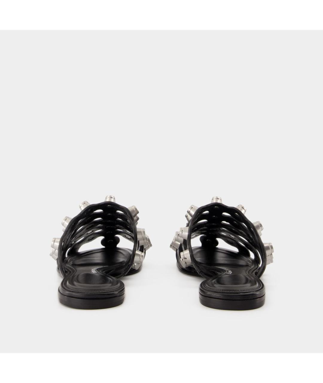 ALEXANDER WANG Черные кожаные сандалии, фото 3