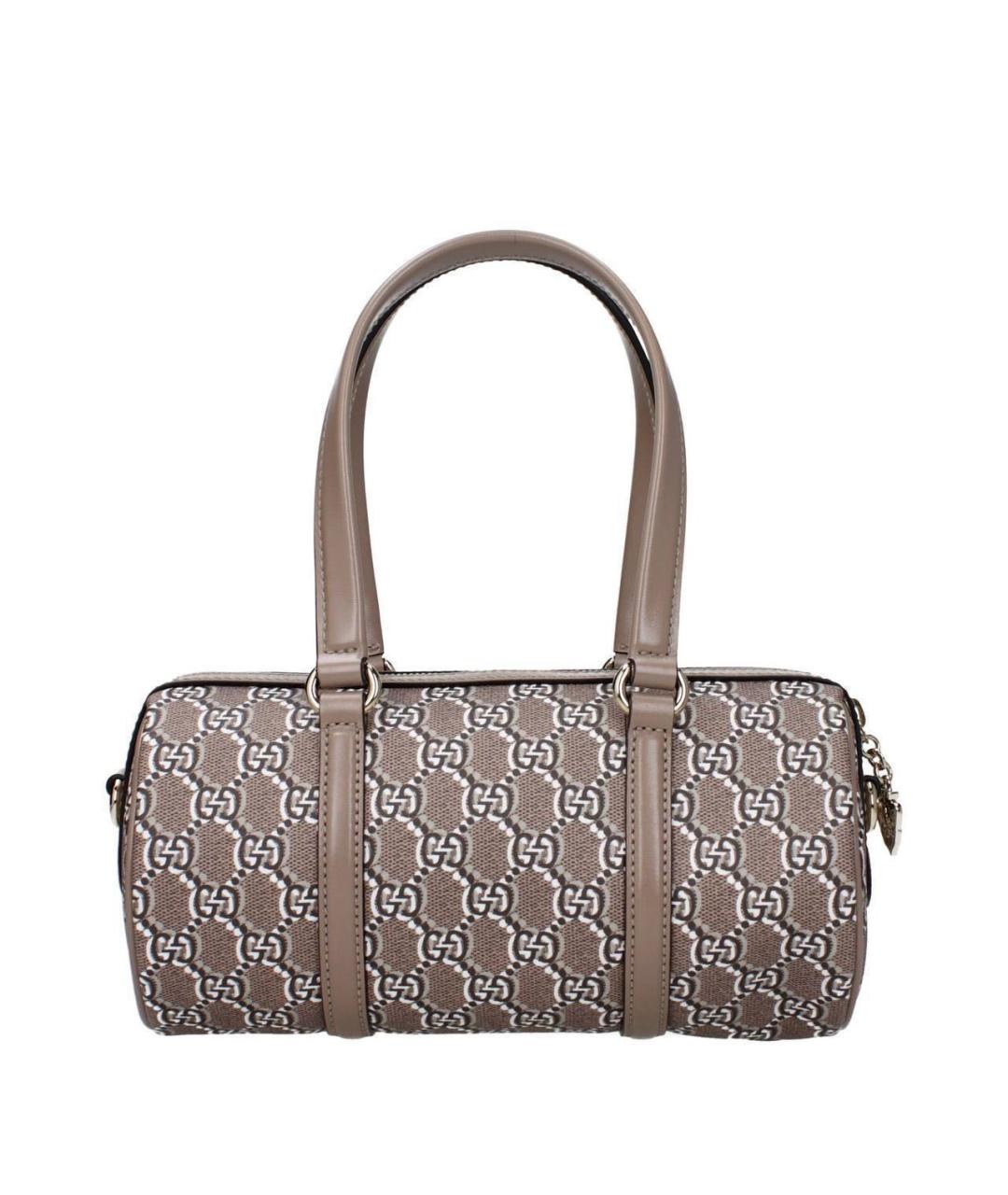 GUCCI Бежевая кожаная сумка тоут, фото 1