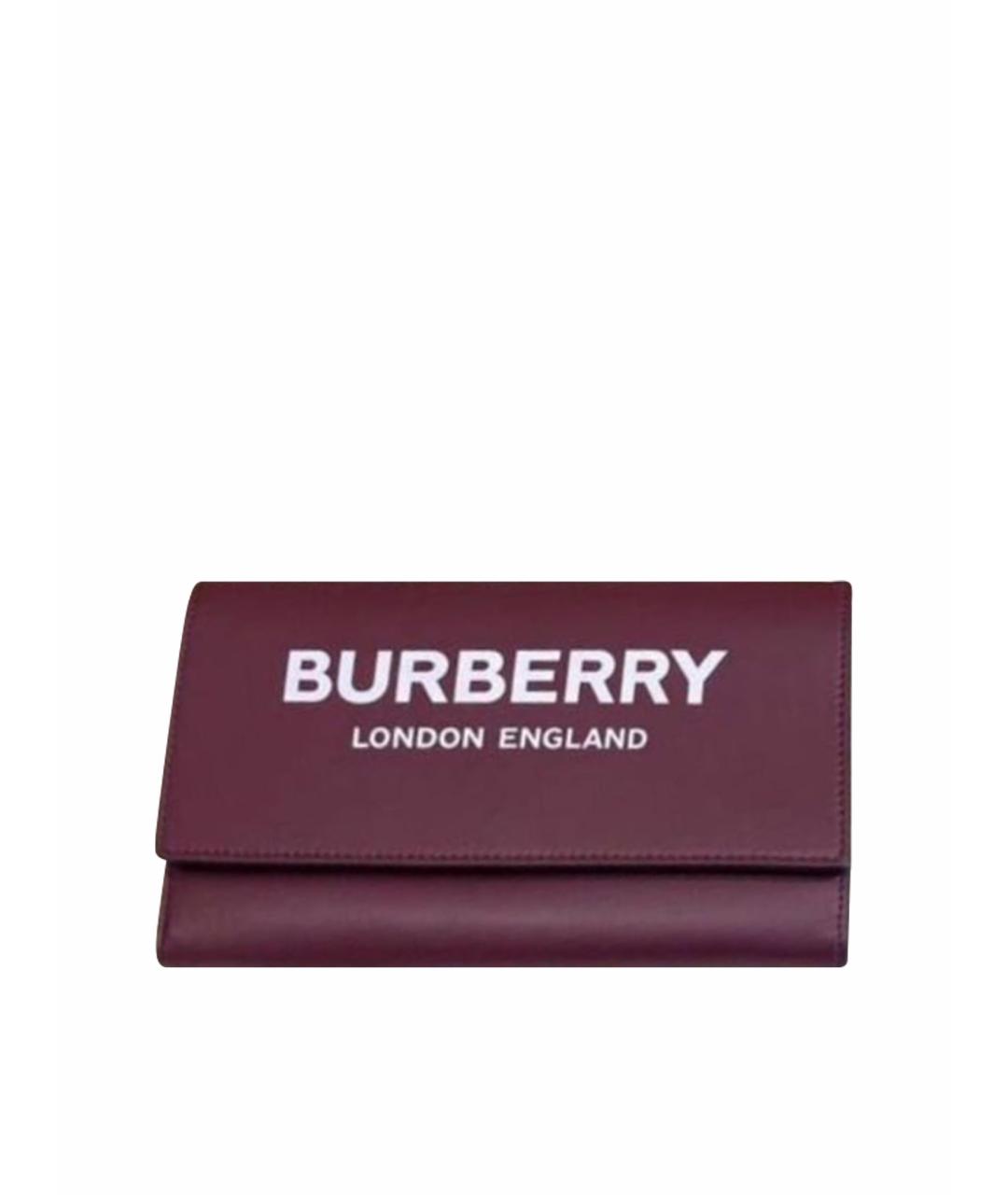 BURBERRY Кожаная сумка через плечо, фото 1