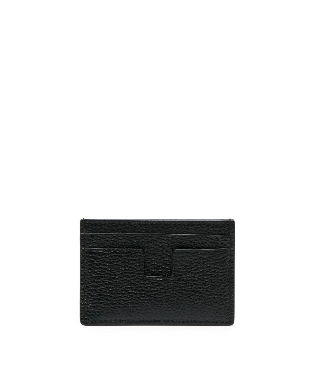 TOM FORD Черный кожаный кошелек, фото 2