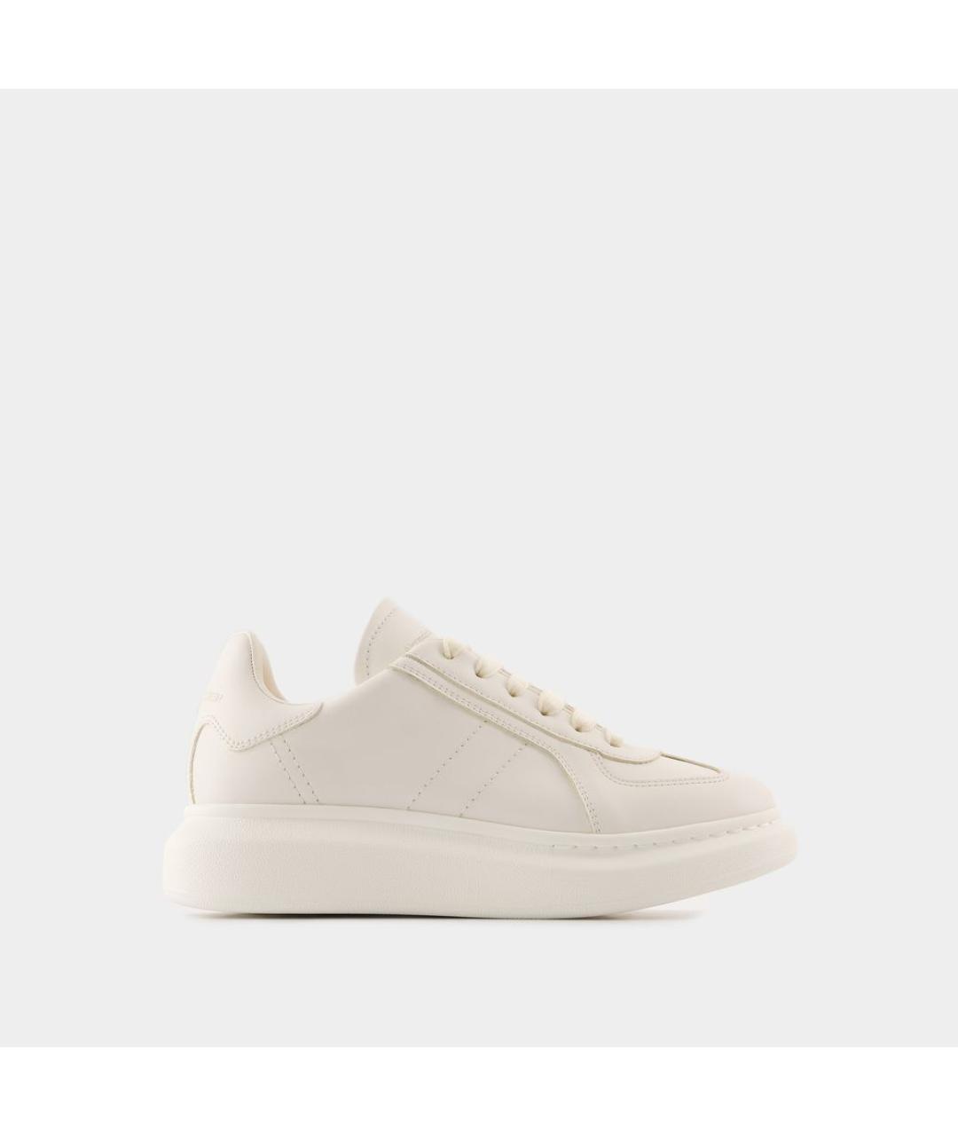 ALEXANDER MCQUEEN Белые кожаные кроссовки, фото 5
