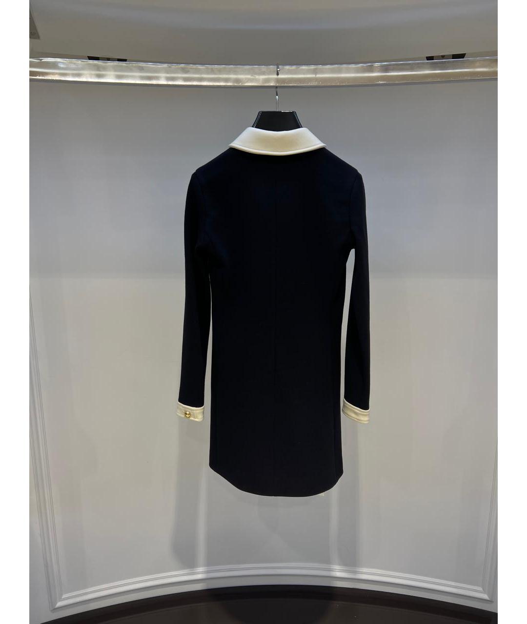 CELINE Черное шерстяное платье, фото 3