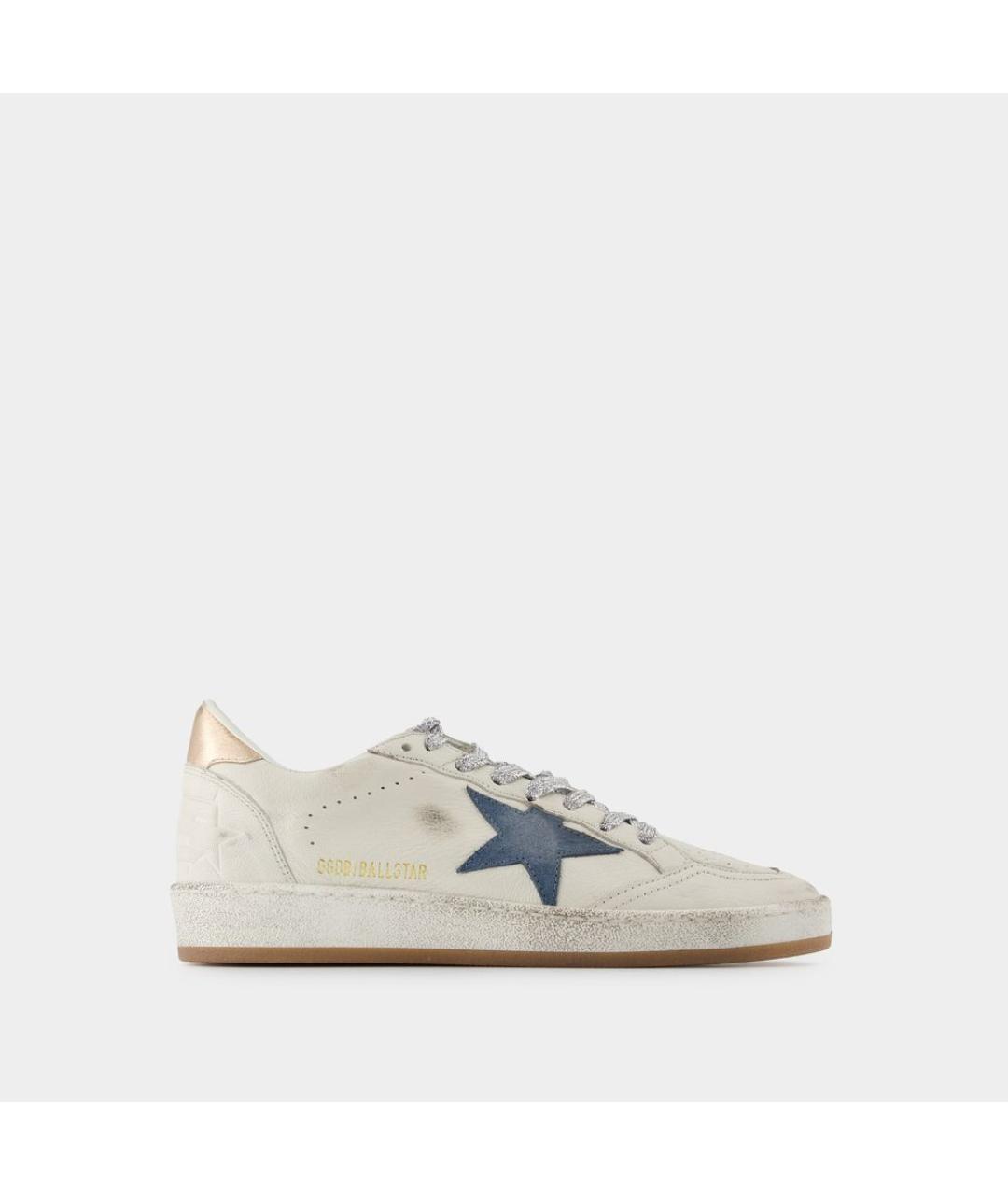 GOLDEN GOOSE DELUXE BRAND Белые кожаные кеды, фото 5